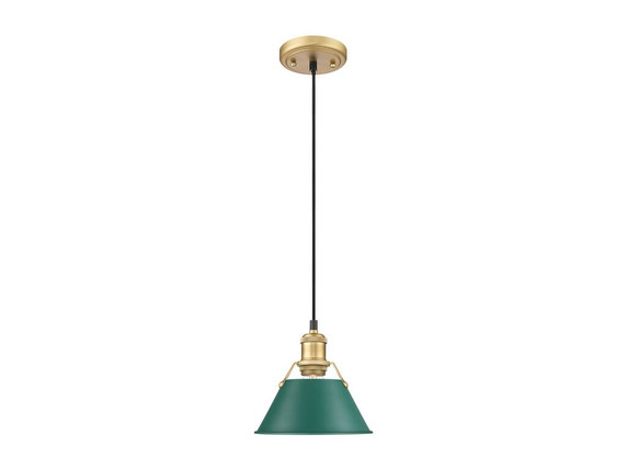 Mini Pendants Metal Shade by Golden ( 62 | 3306-S BCB-GN Orwell ) 