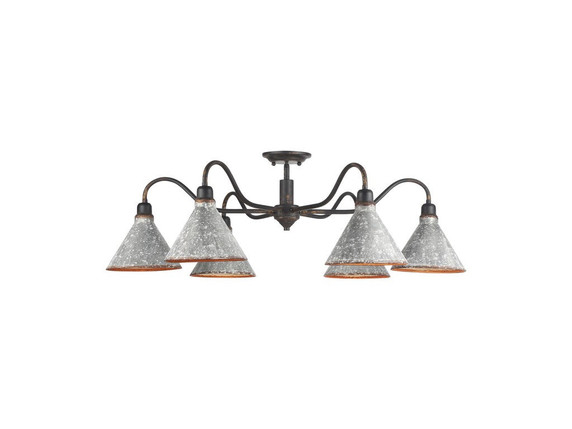 Semi-Flush Mts. Other by Golden ( 62 | 0877-6SF ABI-GV Jasper ) 