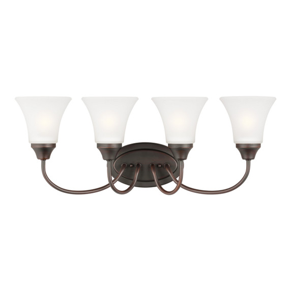 Bathroom Fixtures Four Lights by Generation Lighting ( 1 | 44808-710 Holman ) 