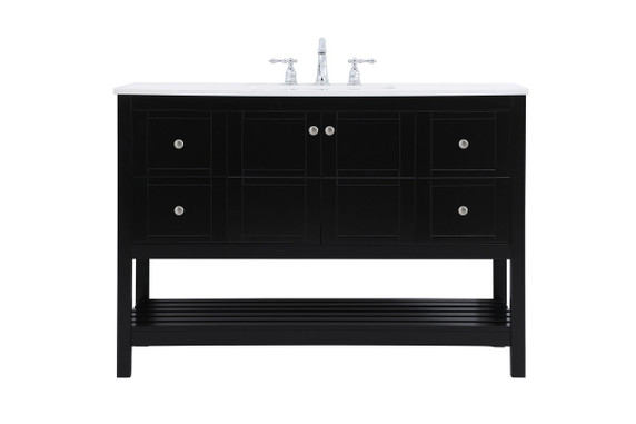 Plumbing Bath Chests/Vanities by Elegant Lighting ( 173 | VF16448BK Theo ) 