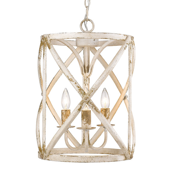 Foyer/Hall Lanterns Open Frame by Golden ( 62 | 0890-3P AI Alcott ) 