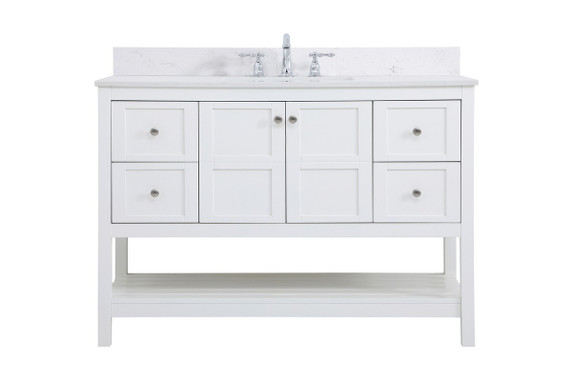 Plumbing Bath Chests/Vanities by Elegant Lighting ( 173 | VF16448WH-BS Theo ) 