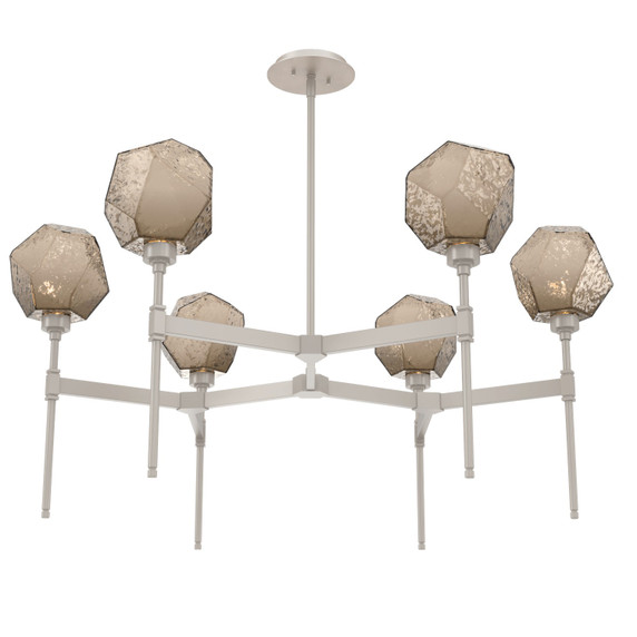 Mid. Chandeliers Glass Up by Hammerton Studio ( 404 | CHB0039-39-BS-B-001-L1 Gem ) 