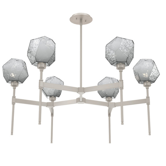 Mid. Chandeliers Glass Up by Hammerton Studio ( 404 | CHB0039-39-BS-S-001-L1 Gem ) 
