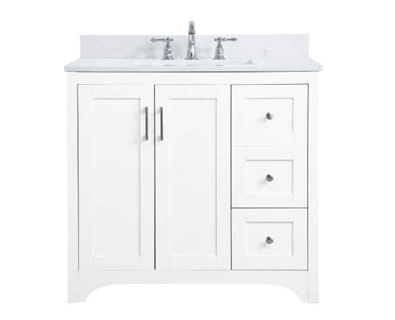 Plumbing Bath Chests/Vanities by Elegant Lighting ( 173 | VF17036WH-BS Moore ) 