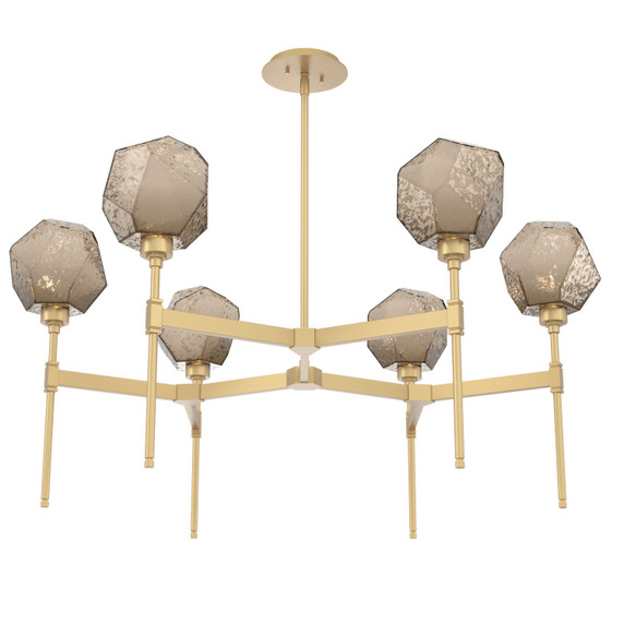 Mid. Chandeliers Glass Up by Hammerton Studio ( 404 | CHB0039-39-GB-B-001-L1 Gem ) 