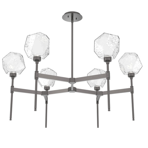 Mid. Chandeliers Glass Up by Hammerton Studio ( 404 | CHB0039-39-GP-C-001-L1 Gem ) 