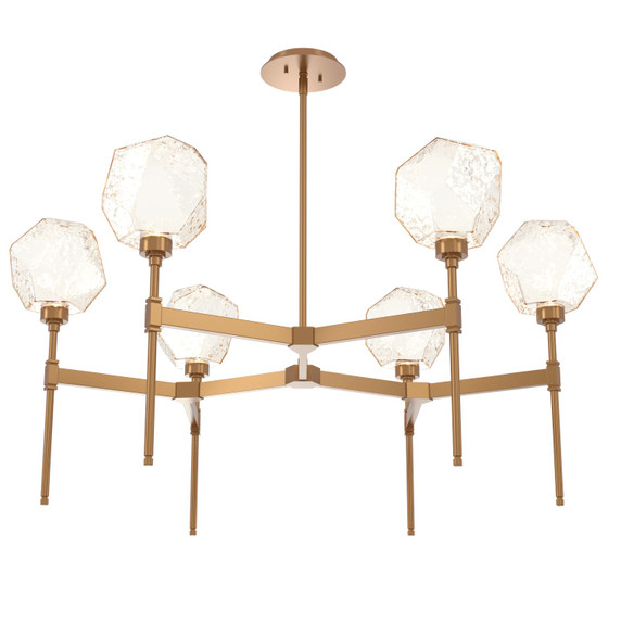 Mid. Chandeliers Glass Up by Hammerton Studio ( 404 | CHB0039-39-NB-A-001-L3 Gem ) 