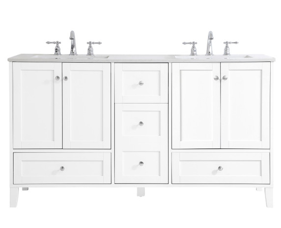 Plumbing Bath Chests/Vanities by Elegant Lighting ( 173 | VF18060DWH sommerville ) 