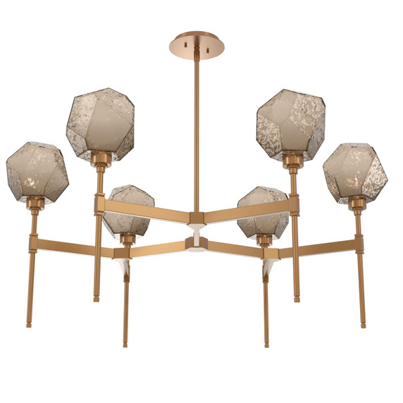 Mid. Chandeliers Glass Up by Hammerton Studio ( 404 | CHB0039-39-NB-B-001-L3 Gem ) 