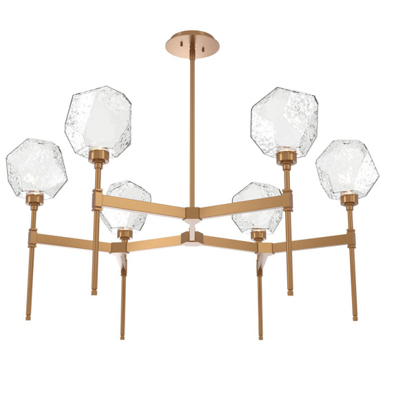 Mid. Chandeliers Glass Up by Hammerton Studio ( 404 | CHB0039-39-NB-C-001-L1 Gem ) 