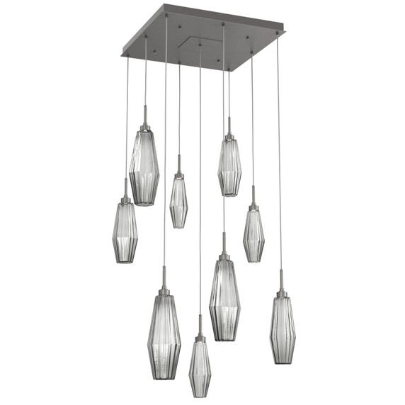 Mid. Chandeliers Multi-Port/Cascade by Hammerton Studio ( 404 | CHB0049-09-GP-RS-C01-L3 Aalto ) 