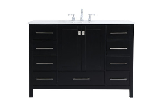 Plumbing Bath Chests/Vanities by Elegant Lighting ( 173 | VF18848BK Irene ) 