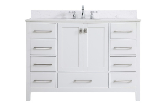 Plumbing Bath Chests/Vanities by Elegant Lighting ( 173 | VF18848WH-BS Irene ) 