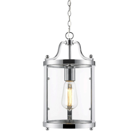 Foyer/Hall Lanterns Glass w/Frame by Golden ( 62 | 1157-M1L CH Payton ) 