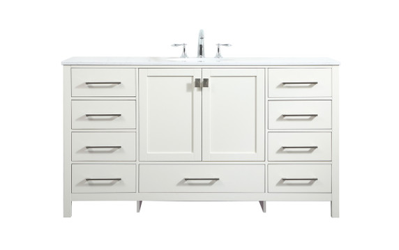 Plumbing Bath Chests/Vanities by Elegant Lighting ( 173 | VF18860WH Irene ) 
