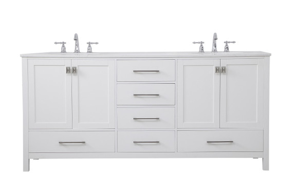 Plumbing Bath Chests/Vanities by Elegant Lighting ( 173 | VF18872DWH Irene ) 