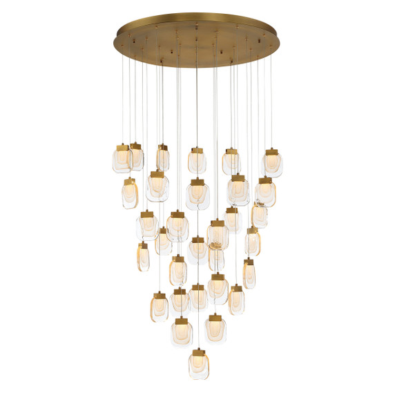 Large Chandeliers Glass Shade by Eurofase ( 40 | 37193-010 Paget ) 