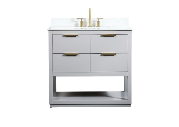 Plumbing Bath Chests/Vanities by Elegant Lighting ( 173 | VF19236GR-BS Larkin ) 