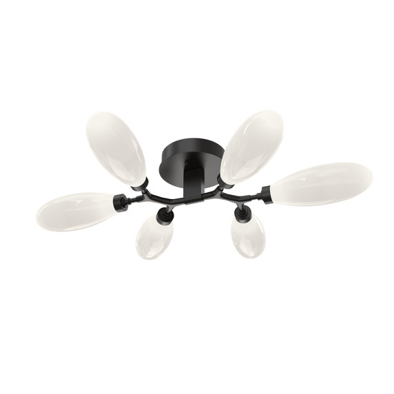 Semi-Flush Mts. Glass Down by Hammerton Studio ( 404 | CLB0071-01-MB-WL-L3 Fiori ) 