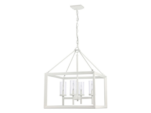 Mid. Chandeliers Glass Up by Golden ( 62 | 2073-4 NWT-CLR Smyth ) 