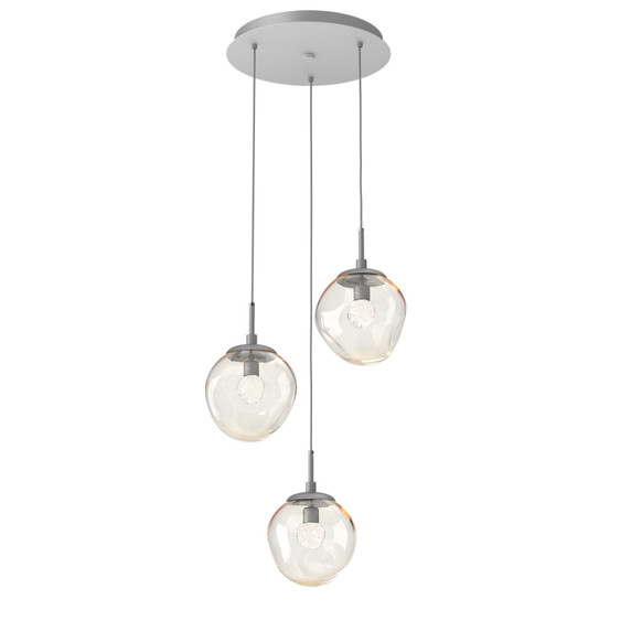 Mini Pendants 3 Light Cluster by Hammerton Studio ( 404 | CHB0066-03-CS-FA-C01-L1 Aster ) 