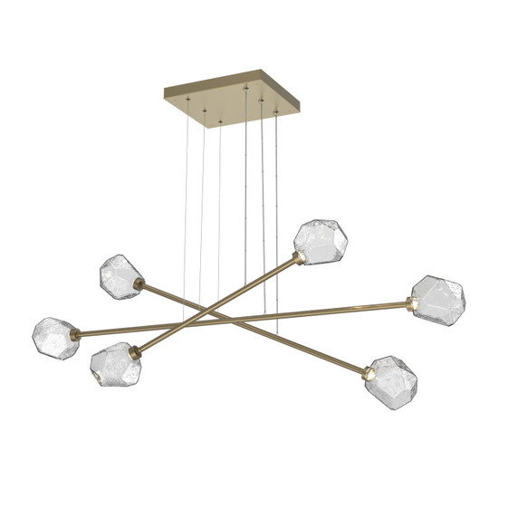 Linear/Island 4 Light + by Hammerton Studio ( 404 | PLB0039-M3-GB-C-CA1-L3 Gem ) 