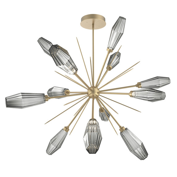 Mid. Chandeliers Starburst by Hammerton Studio ( 404 | CHB0049-0B-GB-RS-001-L1 Aalto ) 