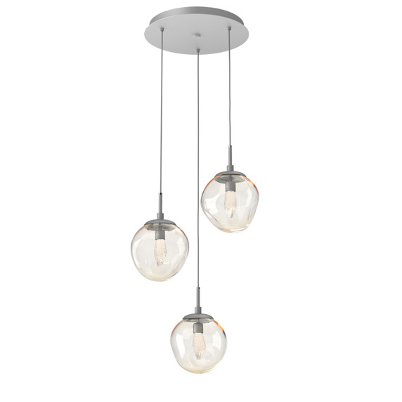 Mini Pendants 3 Light Cluster by Hammerton Studio ( 404 | CHB0066-03-CS-GA-C01-L3 Aster ) 