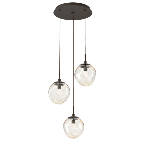 Mini Pendants 3 Light Cluster by Hammerton Studio ( 404 | CHB0066-03-FB-FA-C01-L3 Aster ) 