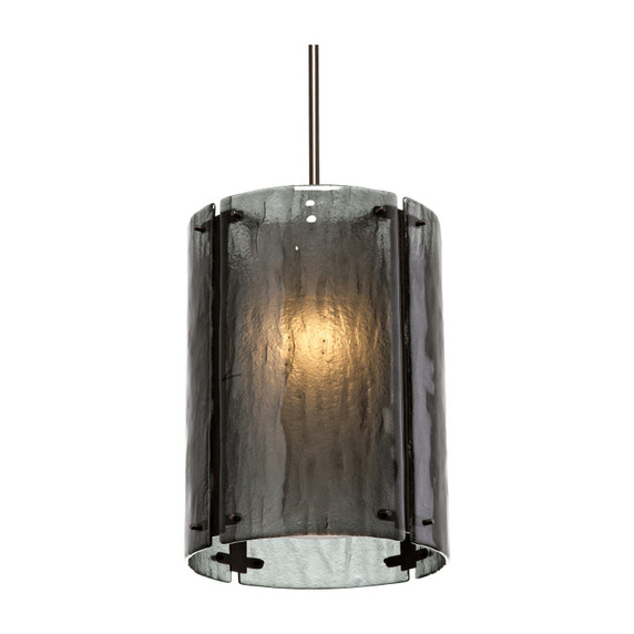 Mini Pendants Glass Down by Hammerton Studio ( 404 | LAB0044-16-FB-SG-001-E2 Textured Glass ) 