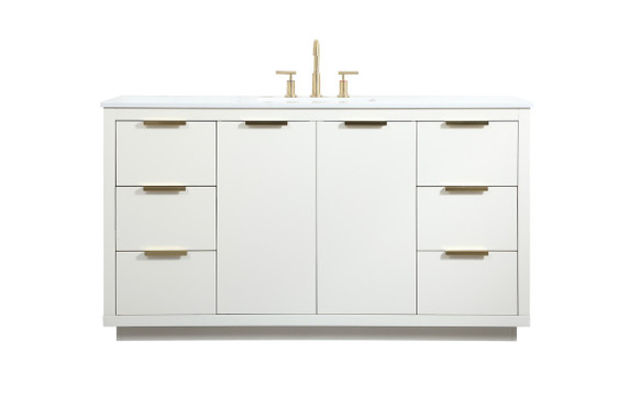 Plumbing Bath Chests/Vanities by Elegant Lighting ( 173 | VF19460WH Blake ) 