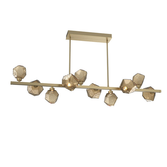 Linear/Island 4 Light + by Hammerton Studio ( 404 | PLB0039-T0-GB-B-001-L3 Gem ) 
