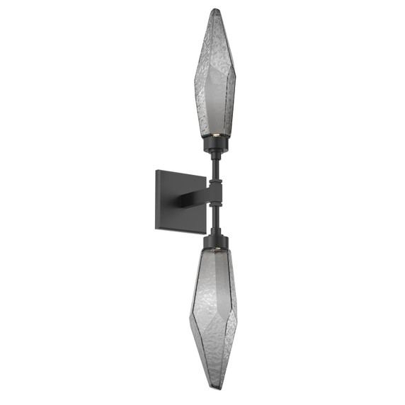 Sconces Double Glass by Hammerton Studio ( 404 | IDB0050-02-MB-CS-L3 Rock Crystal ) 