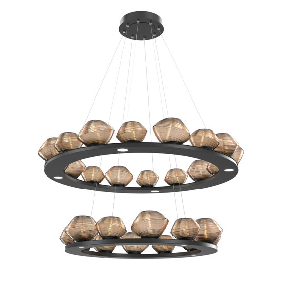 Large Chandeliers Ring/Halo by Hammerton Studio ( 404 | CHB0089-2B-MB-B-CA1-L3 Mesa ) 