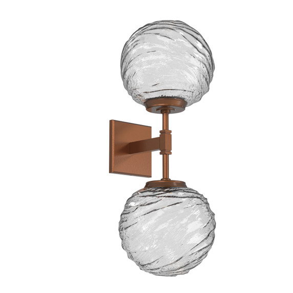Sconces Double Glass by Hammerton Studio ( 404 | IDB0092-02-BB-C-L3 Gaia ) 