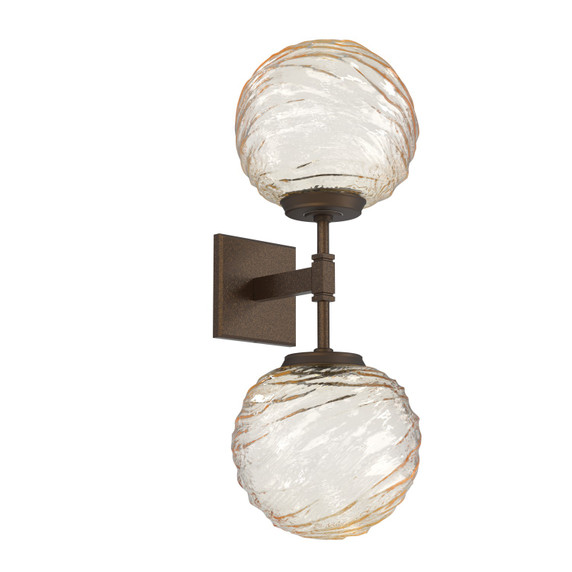 Sconces Double Glass by Hammerton Studio ( 404 | IDB0092-02-FB-A-L3 Gaia ) 