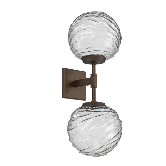 Sconces Double Glass by Hammerton Studio ( 404 | IDB0092-02-FB-C-L3 Gaia ) 