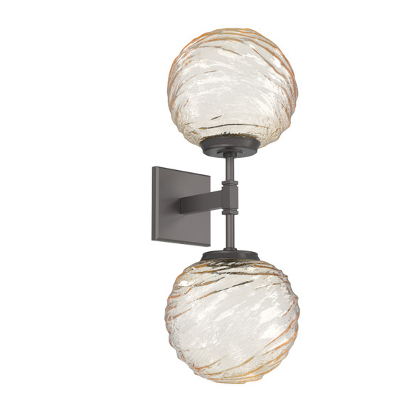 Sconces Double Glass by Hammerton Studio ( 404 | IDB0092-02-GP-A-L3 Gaia ) 