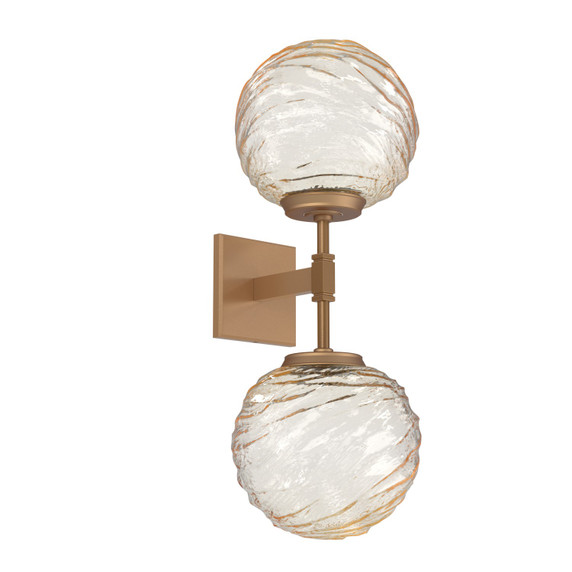 Sconces Double Glass by Hammerton Studio ( 404 | IDB0092-02-NB-A-L1 Gaia ) 