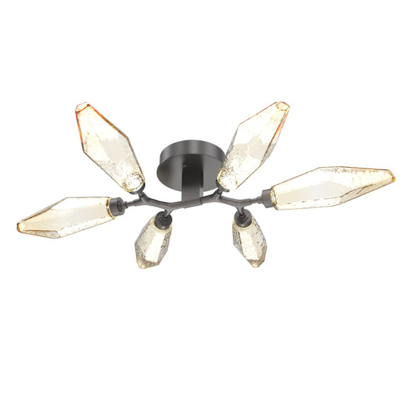Semi-Flush Mts. Directional by Hammerton Studio ( 404 | CLB0050-01-GP-CA-L1 Rock Crystal ) 