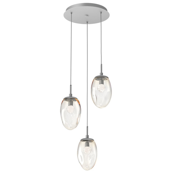 Mini Pendants 3 Light Cluster by Hammerton Studio ( 404 | CHB0067-03-CS-FA-C01-L3 Meteo ) 
