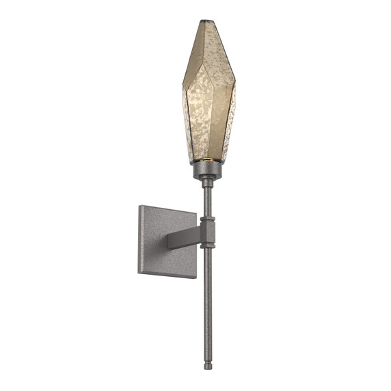Sconces Single Glass by Hammerton Studio ( 404 | IDB0050-07-GP-CB-L1 Rock Crystal ) 