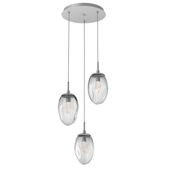 Mini Pendants 3 Light Cluster by Hammerton Studio ( 404 | CHB0067-03-CS-GC-C01-L1 Meteo ) 