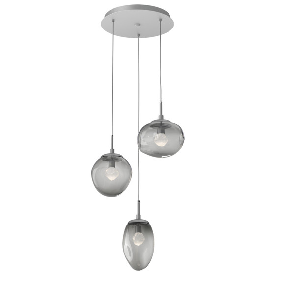 Mini Pendants 3 Light Cluster by Hammerton Studio ( 404 | CHB0069-03-CS-ZS-C01-L1 Cosmos ) 