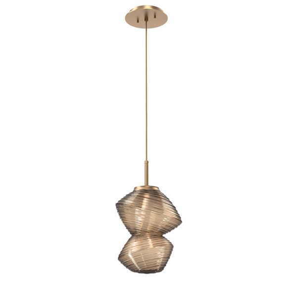 Mini Pendants Glass Down by Hammerton Studio ( 404 | LAB0089-01-NB-B-C01-L1 Mesa ) 