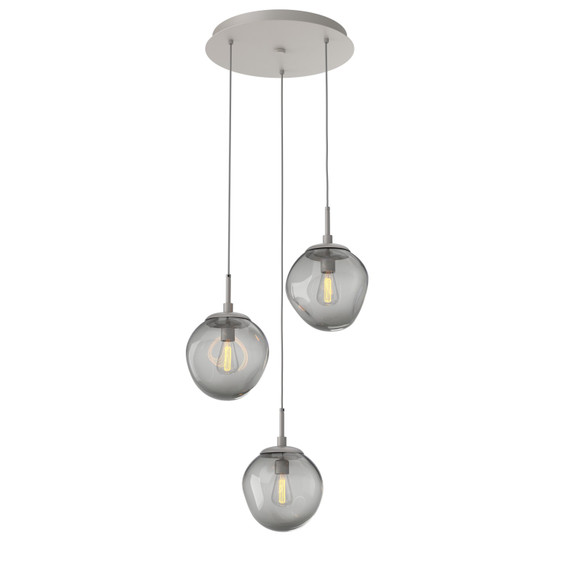 Mini Pendants 3 Light Cluster by Hammerton Studio ( 404 | CHB0062-03-BS-S-C01-E2 Aster ) 