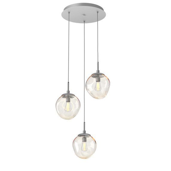 Mini Pendants 3 Light Cluster by Hammerton Studio ( 404 | CHB0062-03-CS-A-C01-E2 Aster ) 