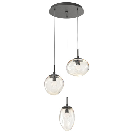 Mini Pendants 3 Light Cluster by Hammerton Studio ( 404 | CHB0069-03-GP-FA-C01-L1 Cosmos ) 