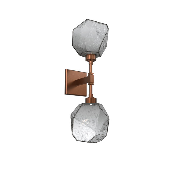 Sconces Double Glass by Hammerton Studio ( 404 | IDB0039-02-BB-S-L1 Gem ) 